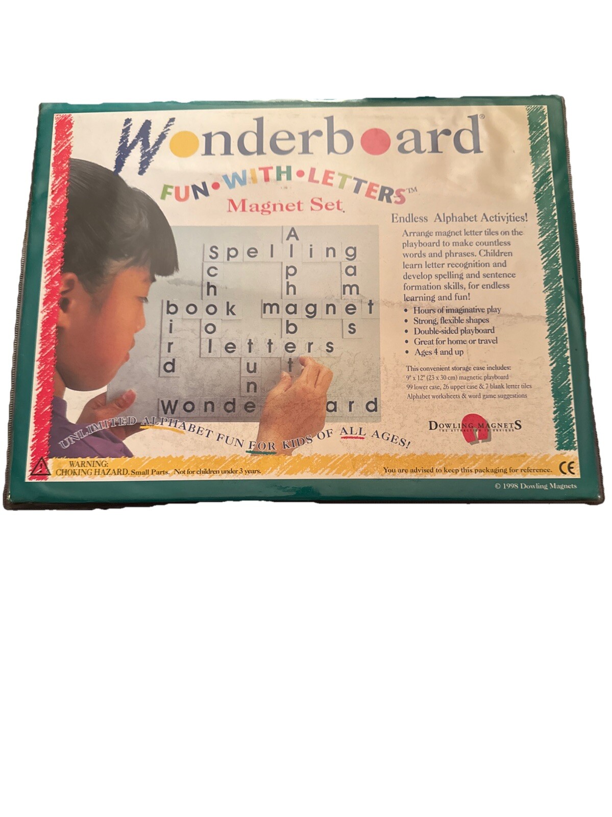 Dowling Magnets Wonderboard Alphabet Magnet Playset NIP
