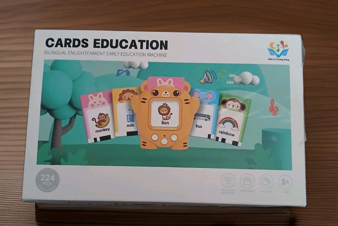 Bilingual Enlightenment Early Education Machine; Flash Cards Education Talking