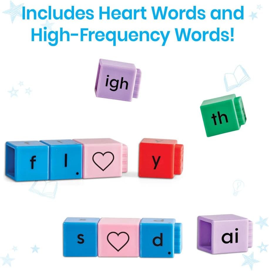 Learning Resources Reading Rods – Text Sticks Sight Word Education, Learn to Rea