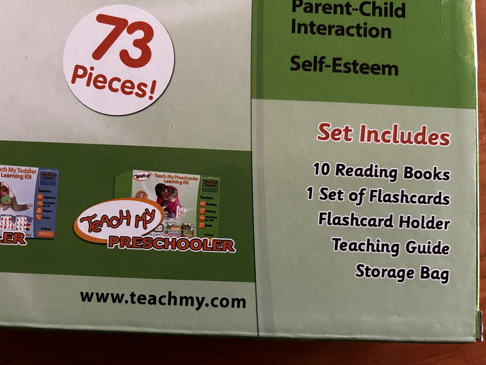 Teach My Preschooler Reading Set – 73 Pieces, New in Original Packaging
