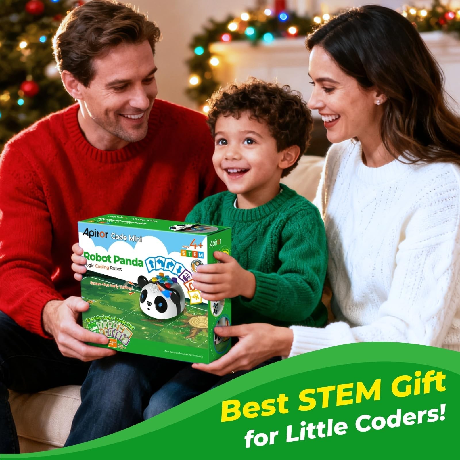 STEM Coding Robot Activity Set – 48 Pieces, Screen-Free Educational Toy for Kids
