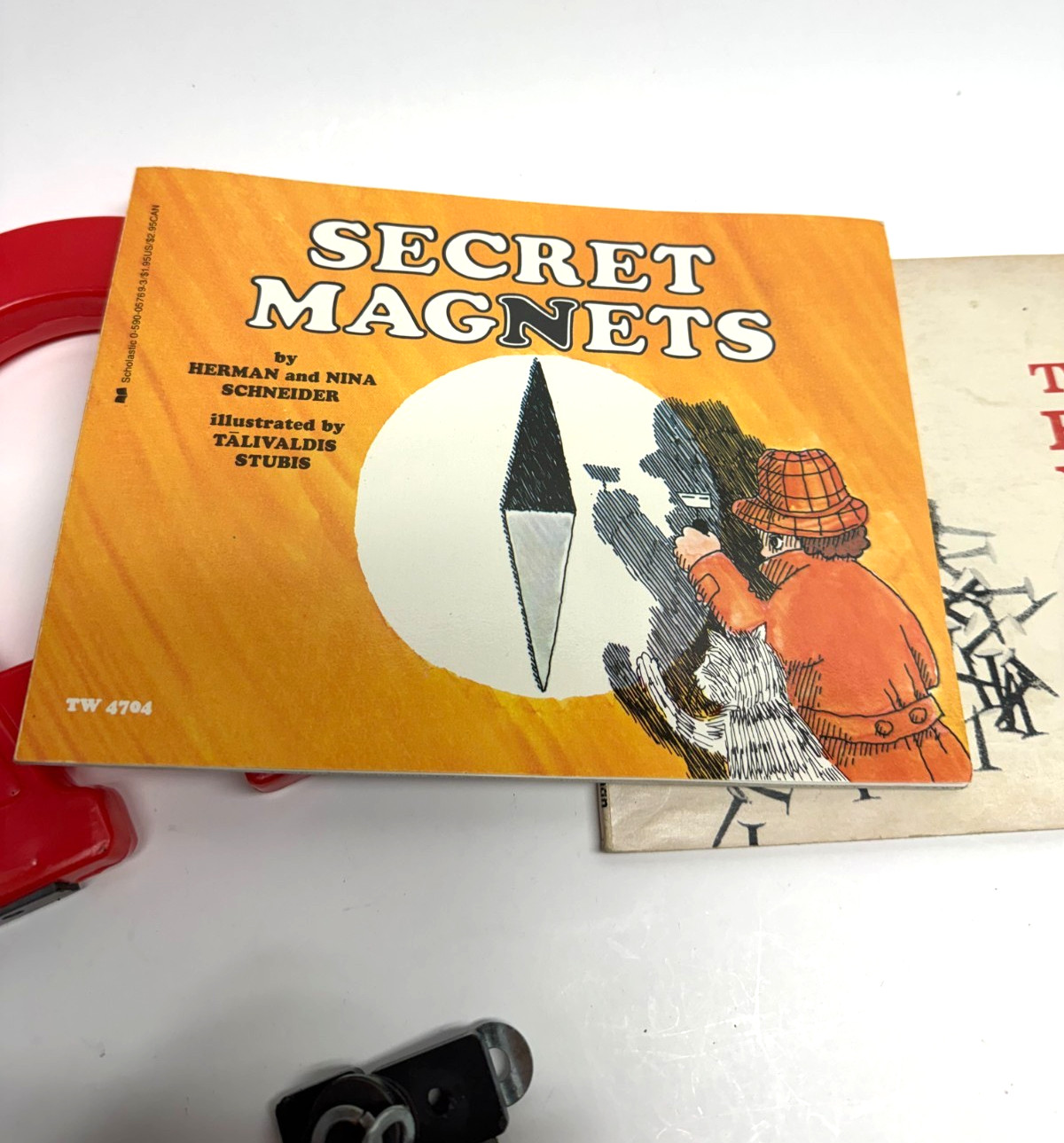 Vintage Secret Magnets by Herman and Nina Schneider With Magnet Book Manual