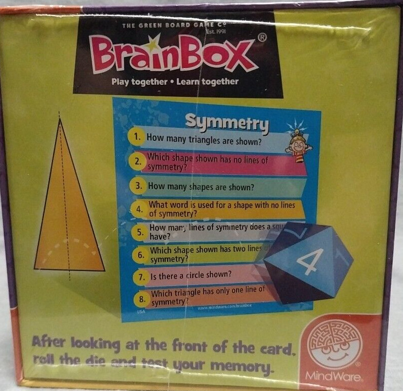 Mindware Brain Box Math game age 8+ NEW IN BOX-FACTORY SEALED