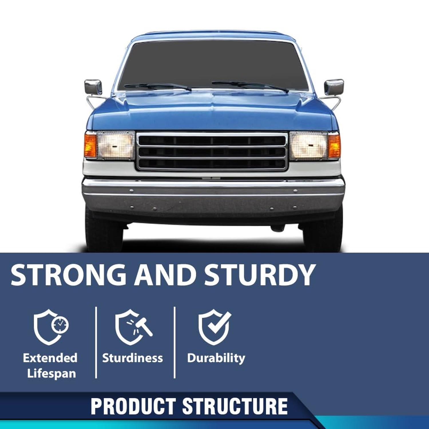PIT66 Hood Insulation Pad W/ Clips Compatible with Ford F150 F250 F350 Bronco…