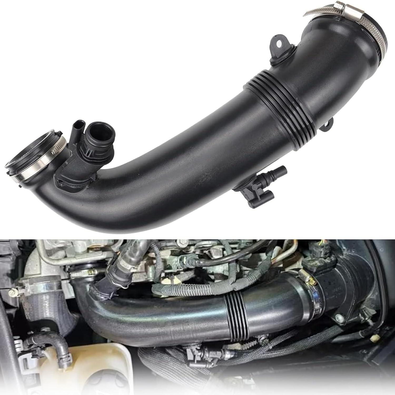 13717607778 Air Duct Intake Hose Boot Pipe Tube Compatible with 2009-2016 Mini