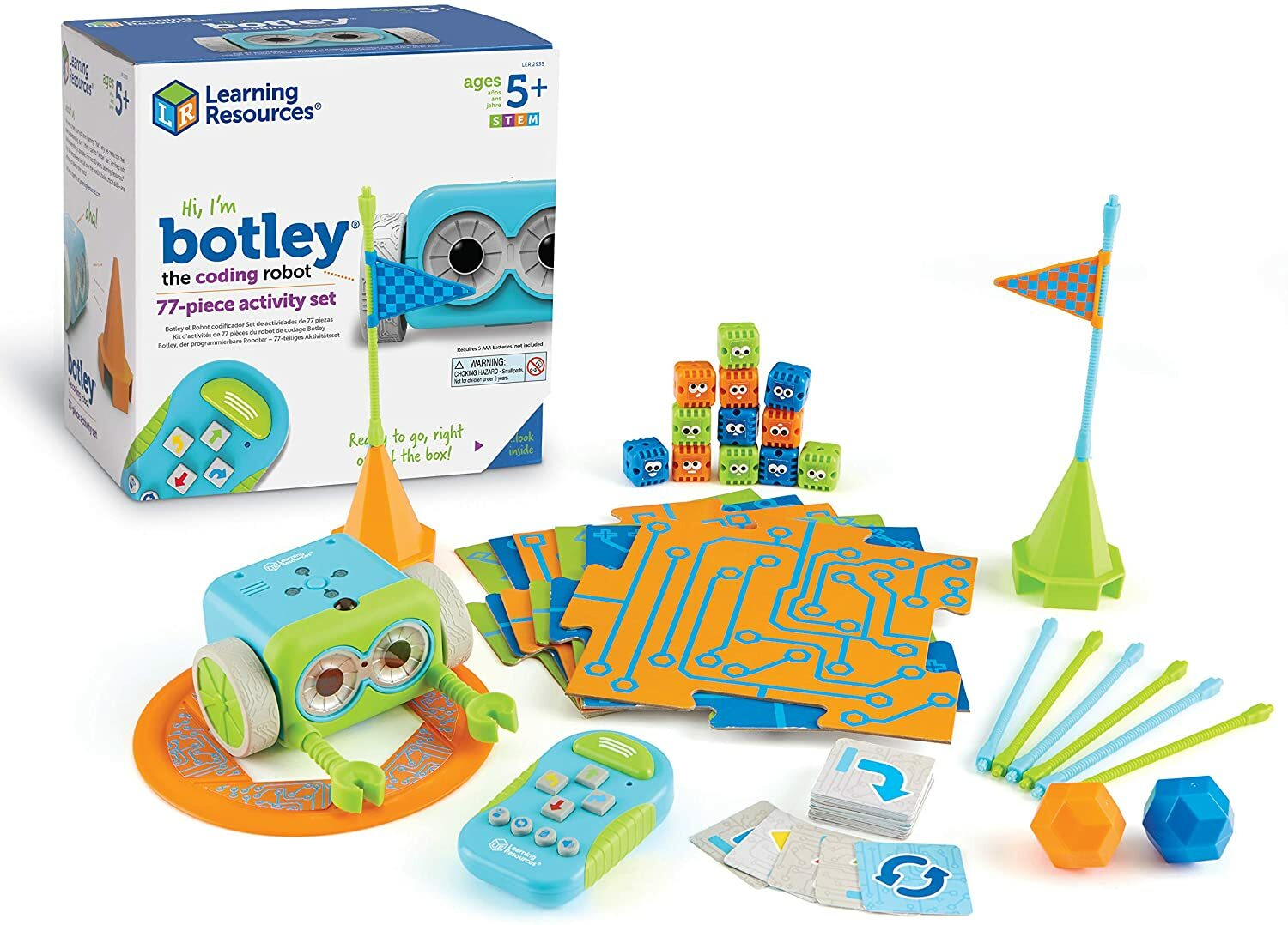 Learning Resources Botley the Coding Robot 77-Piece Activity Set – Open Box!