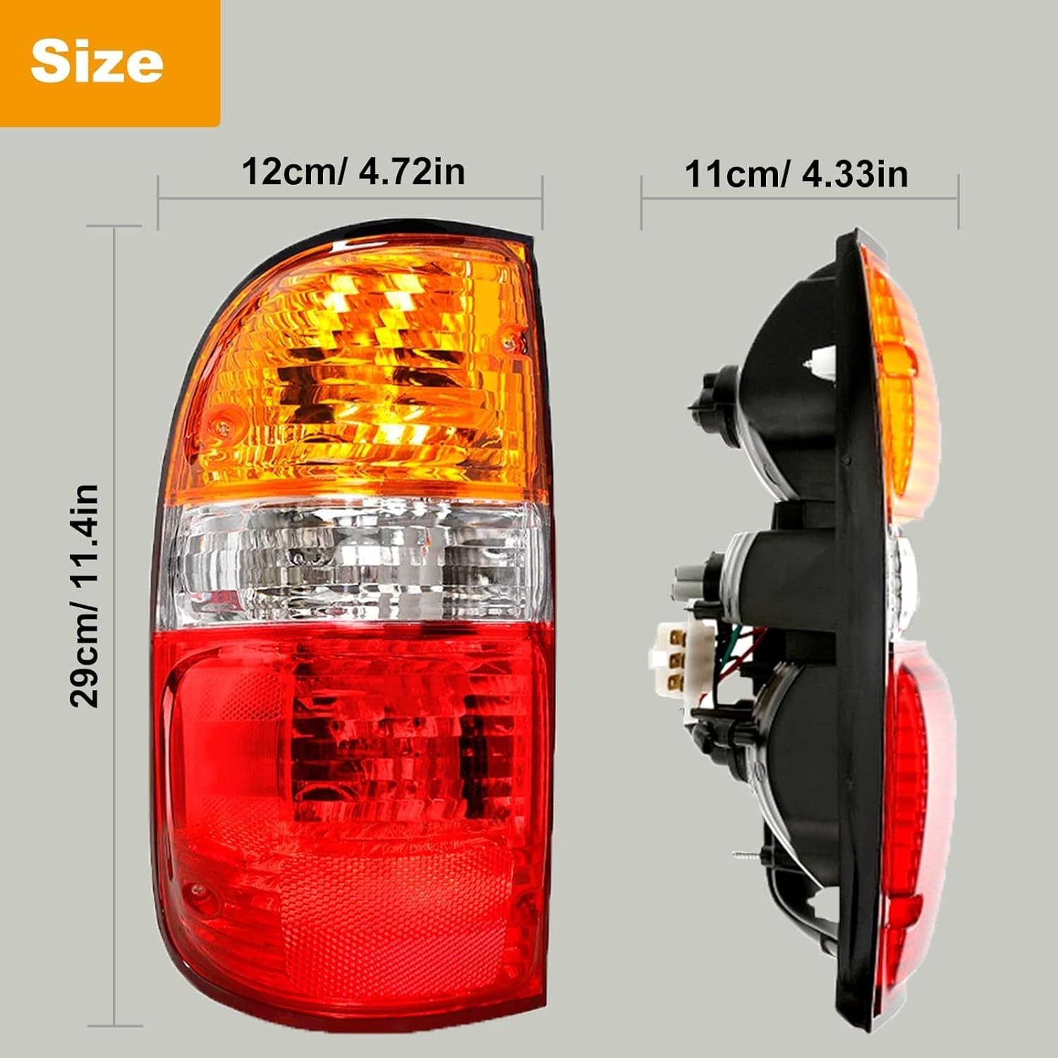 Tacoma Tail Light Compatible with 2001-2004 Toyota Tacoma 2001 2002 2003 2004