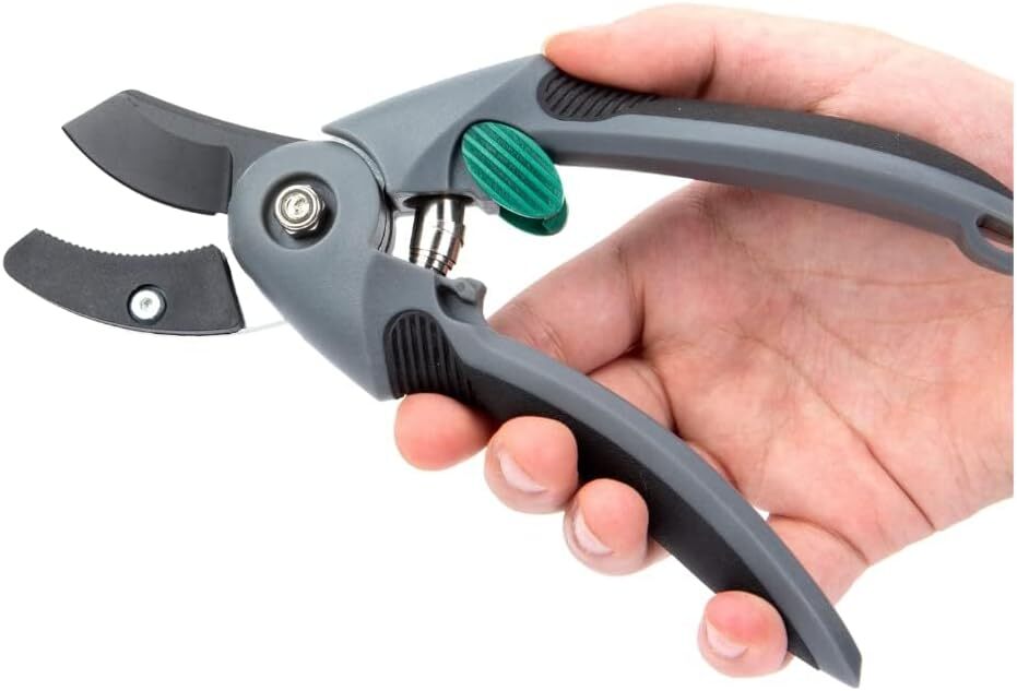 YoanMe-Gardening Scissors, 8″ Heavy Duty Anvil Pruner, Tree Trimmers