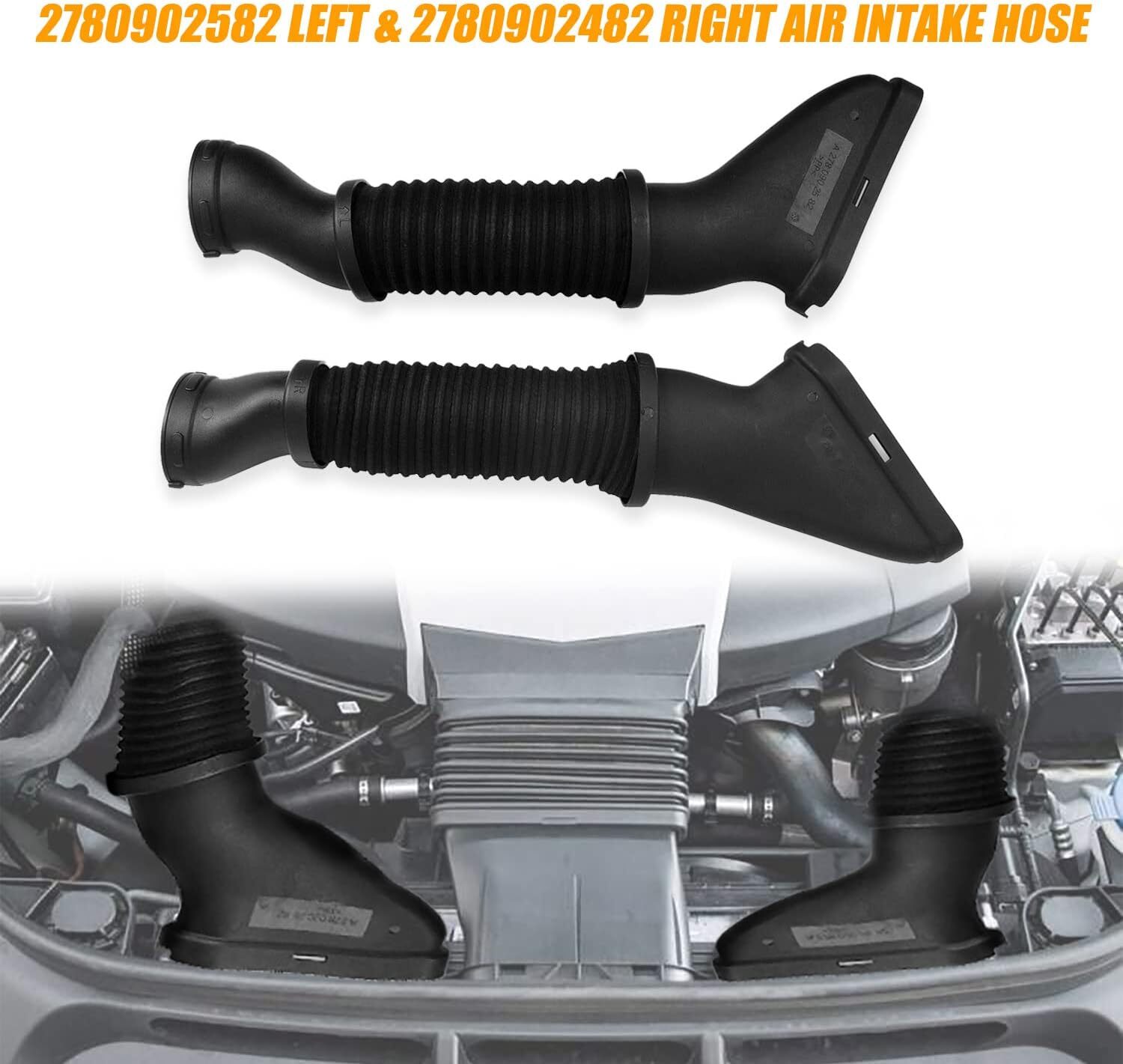 RANSOTO Air Intake Hose Compatible with 2013-2019 Mercedes-Benz GL450 GL550