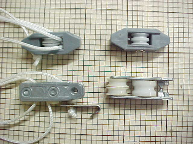 (Quan 12) Little Model Boat Block and Tackle Assembly NEW