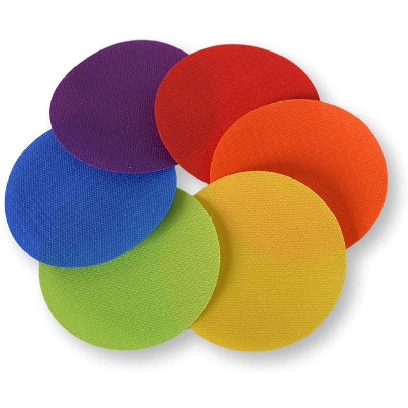 30Pcs Carpet Dots Markers Sport Dots Markers 4Inch or 5Inch Colorful Floor Dots