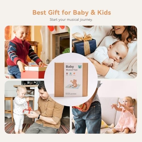 Baby Musical Instruments – Your Child’s First Musical Toys with Castanet…