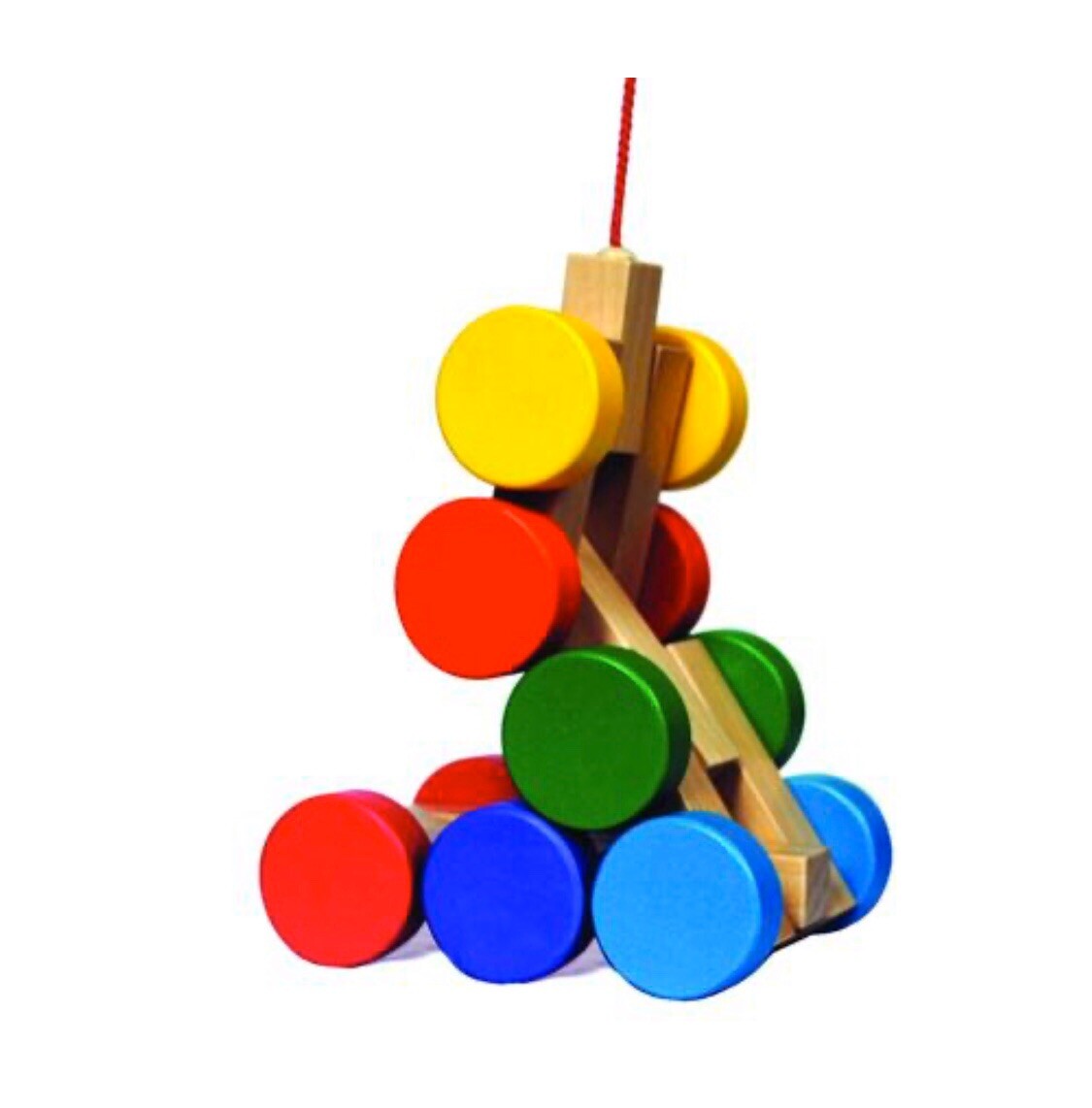 Discovery Toys Color Wheels – A Unique Fold & Stack – Pull-Along Toy