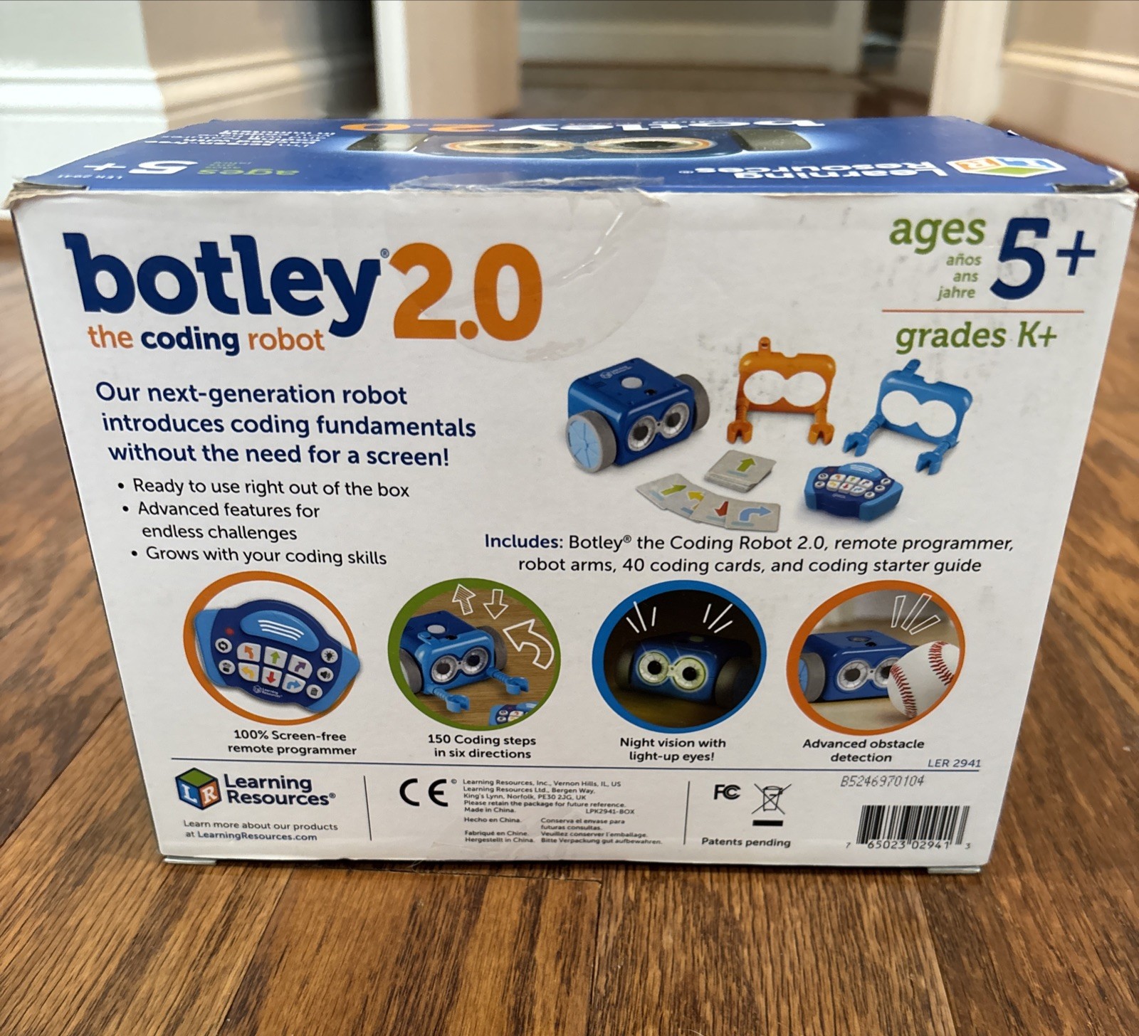 Learning Resources Botley the Coding Robot 2.0 – STEM Medium, Open Box