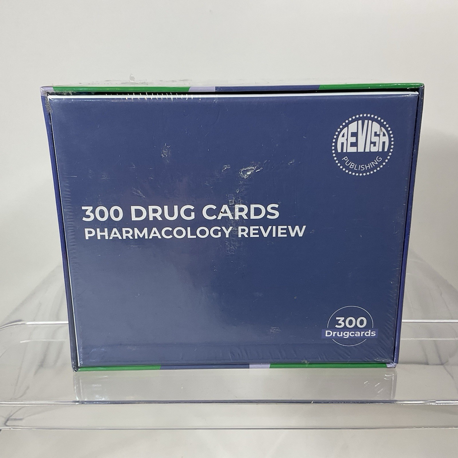 SEALED-Drugs Pharmacology Cards Top 300 Portable Flashcards w/Box Study & Review