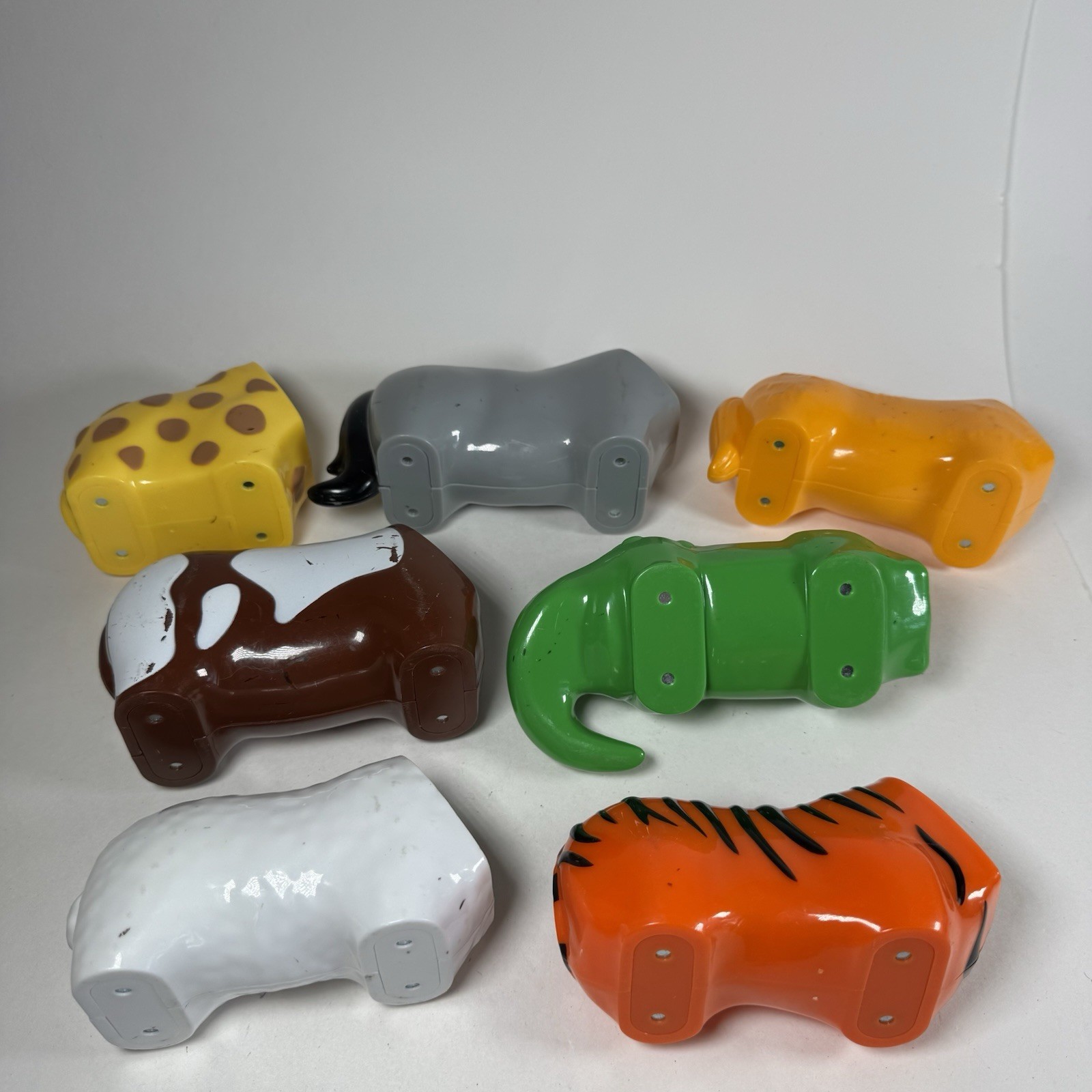 Popular Playthings Magnetic Mix And Match Toys Parts Pieces Zoo Farm Bottoms Lot