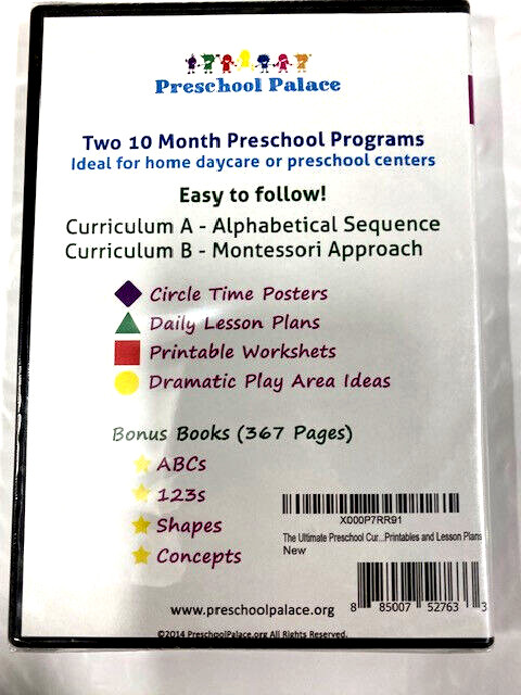 The Ultimate Preschool Curriculum Kit – Printable Workbooks Lesson Plans and …