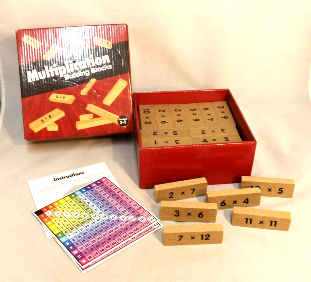Multiplication Building Blocks, Educational, LEARN365 GRADES 3-5 Homeschool VG