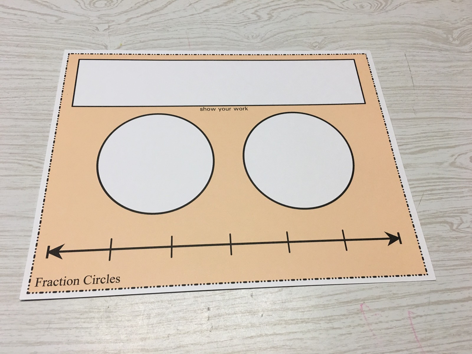 Write-On/Wipe-Off Fraction Circle And Square Math Mats (20) Classroom.set