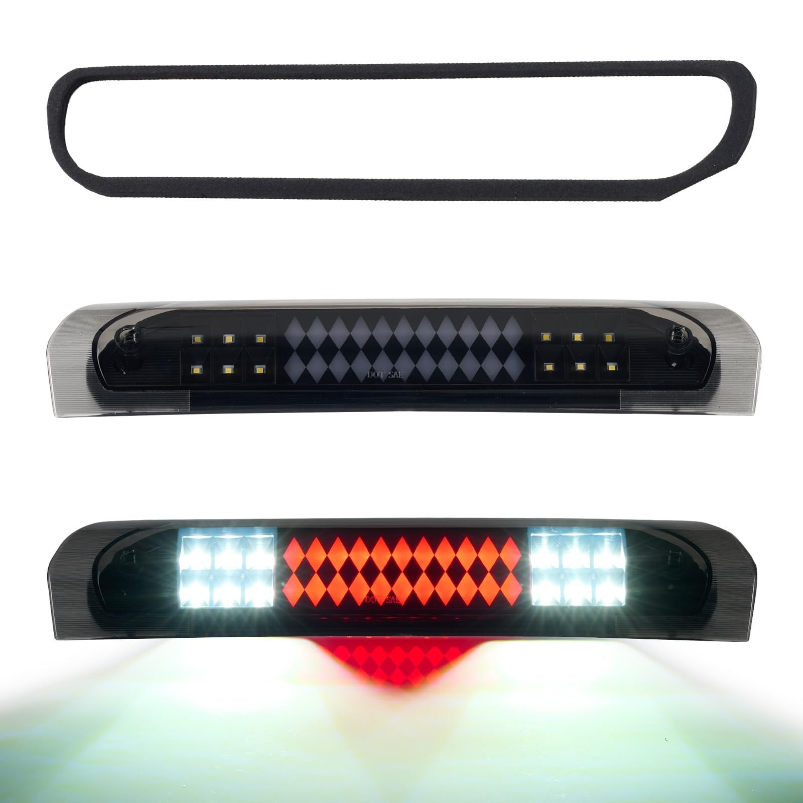 Third 3rd Brake Light for 2002-2008 Dodge Ram 1500/2003-2009 Dodge Ram 2500 3…