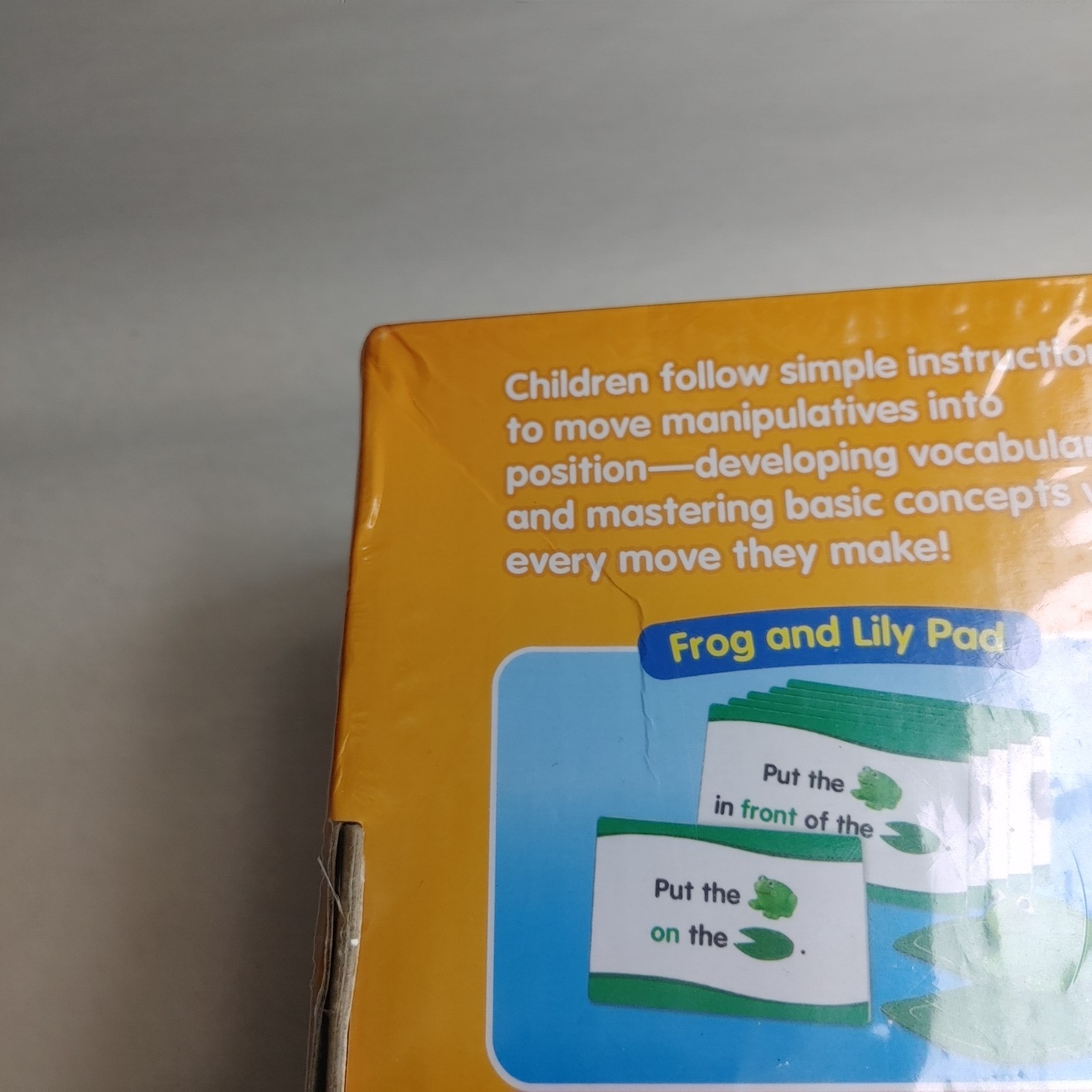 Lakeshore Positional Words Resource Box Ages 3+ PP949 Sealed (READ)
