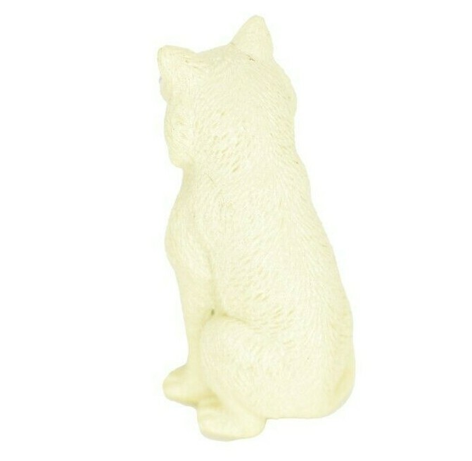 Fox, Arctic, White, Very Nice Plastic Animal, Toy, Kids, Realistic 2″ F1102