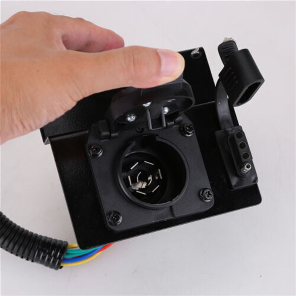 4 & 7 Pin Trailer Tow Wiring Harness Plug Fit for 1999-2001 Ford F250 F3
