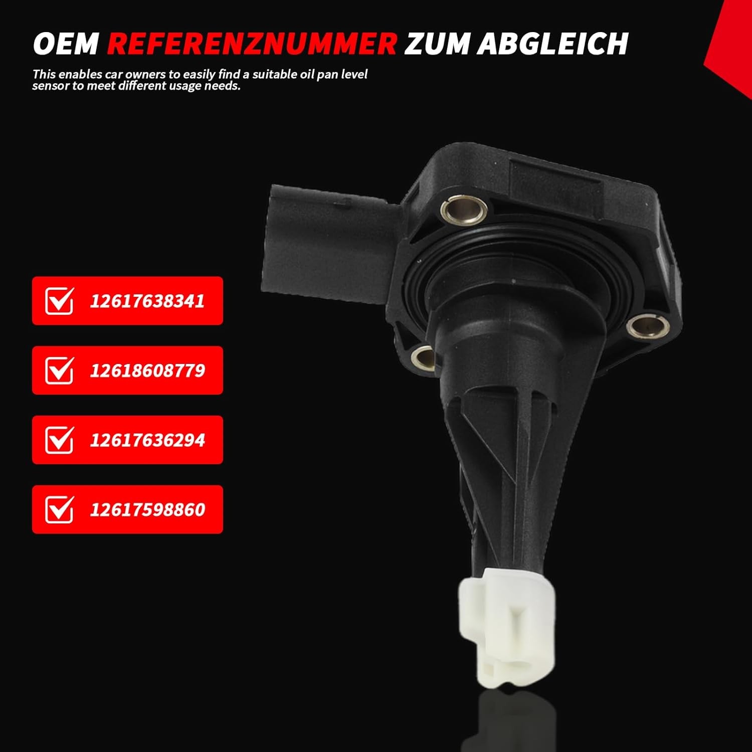 12617638341 Oil Level Sensor is Suitable for BMW 2010-2019