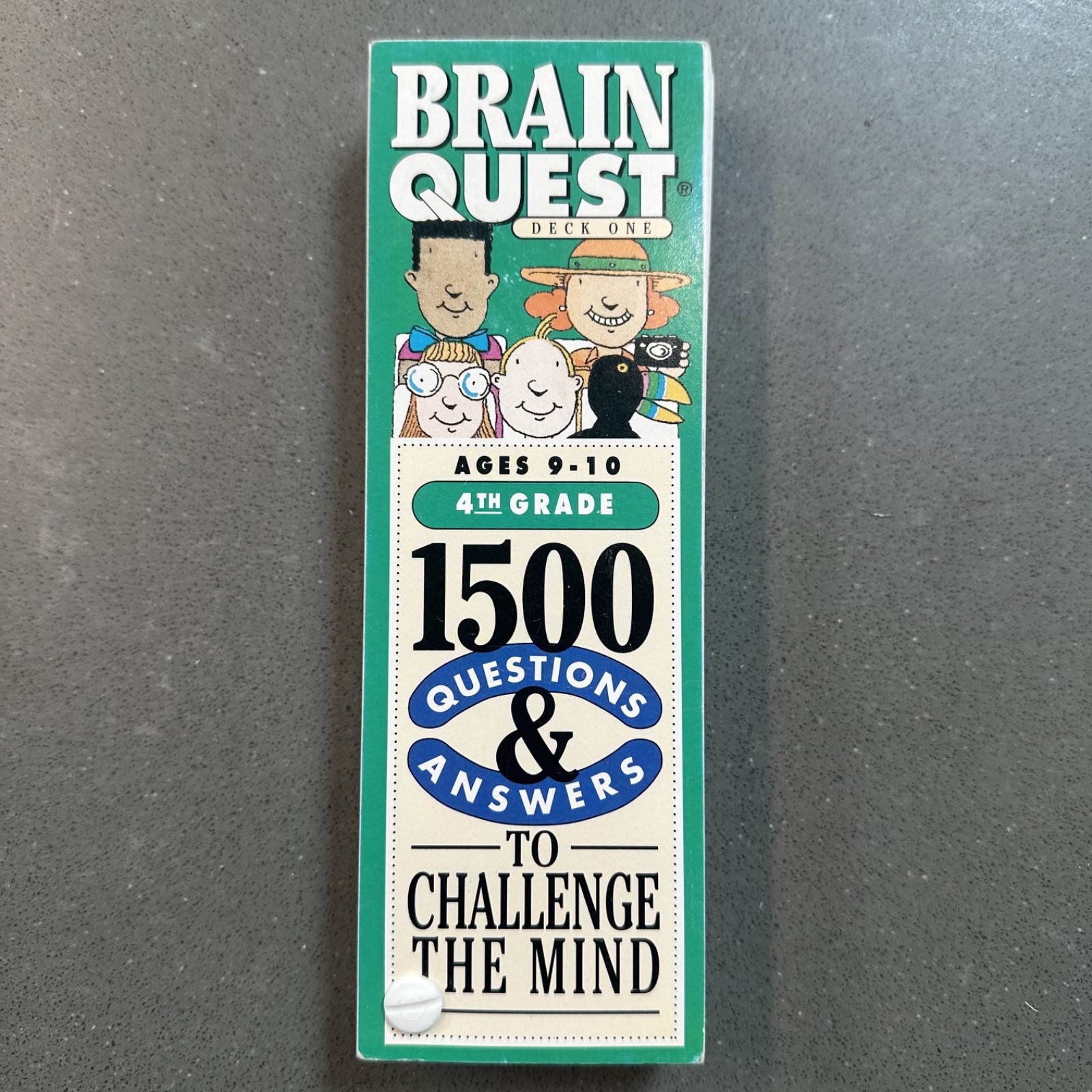 Brain Quest 4th Grade Deck One Ages 9-10 Educational Learning Cards Homeschool