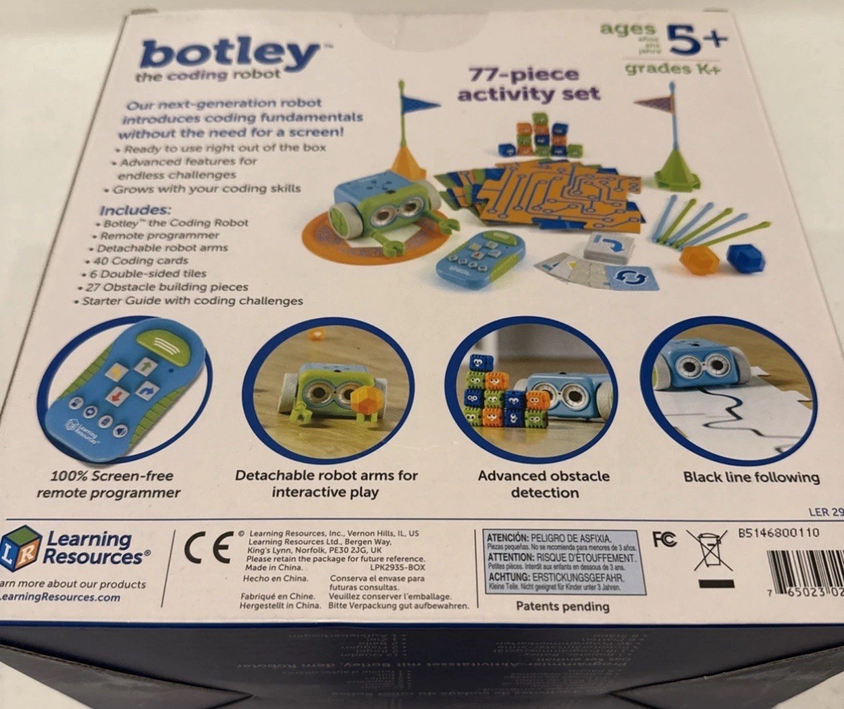 Learning Resources Botley the Coding Robot – STEM Toy – 76 Pieces Ages 5+ 1 Arm