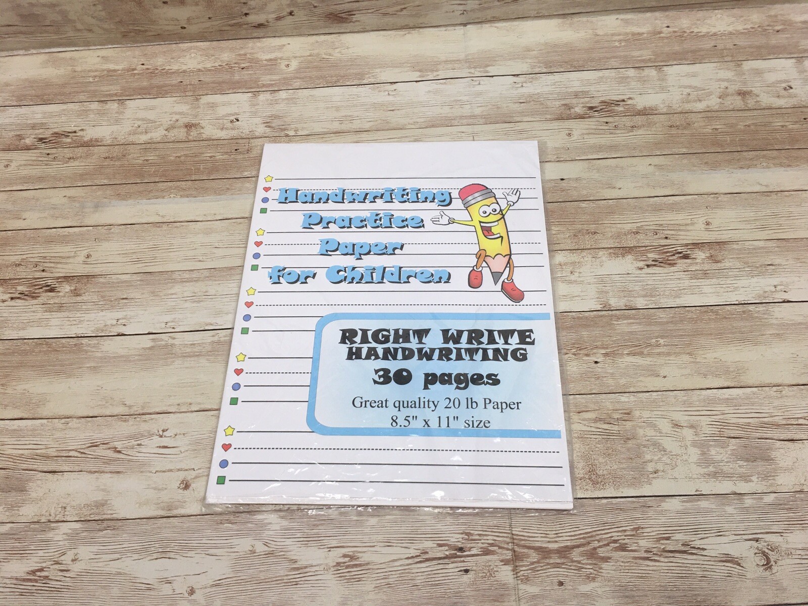 RightWrite Handwriting – Handwriting Practice Paper For Children – 30 Sheets
