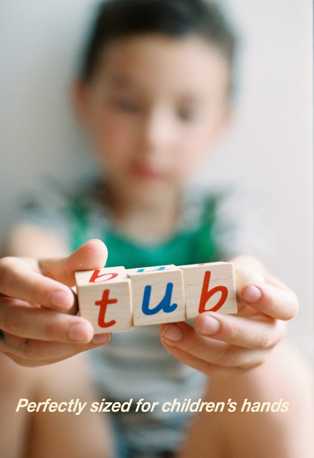 The Original Montessori Silent E Reading Blocks, Learn to Read Educational Toy