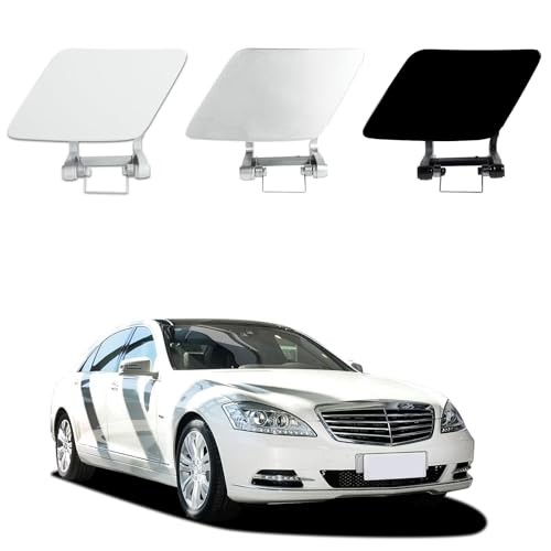Car Front Bumper Replacement Headlight Washer Cover Right Passenger Side White