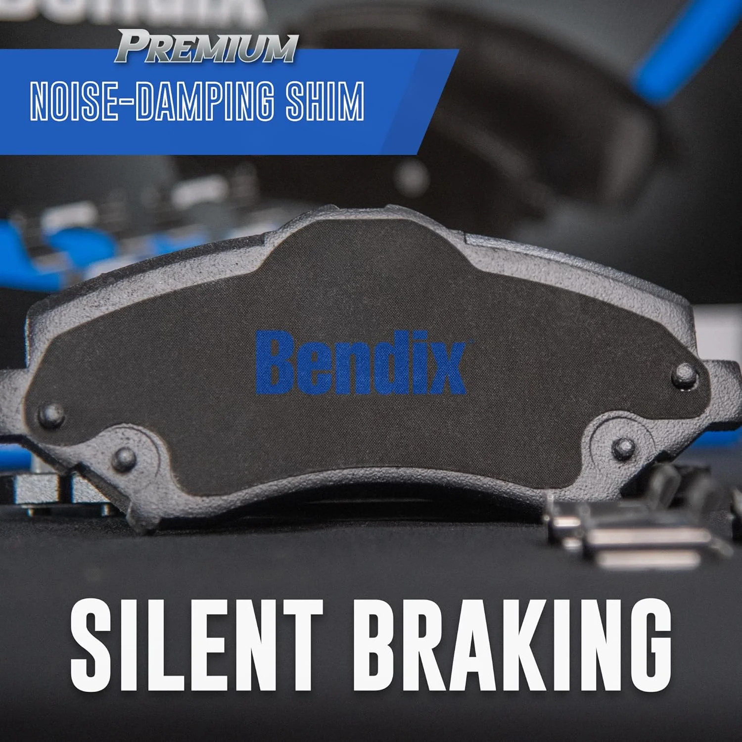 Bendix Premium SBC1363 Ceramic Front Brake Pads for select Cadillac Escalade, ES