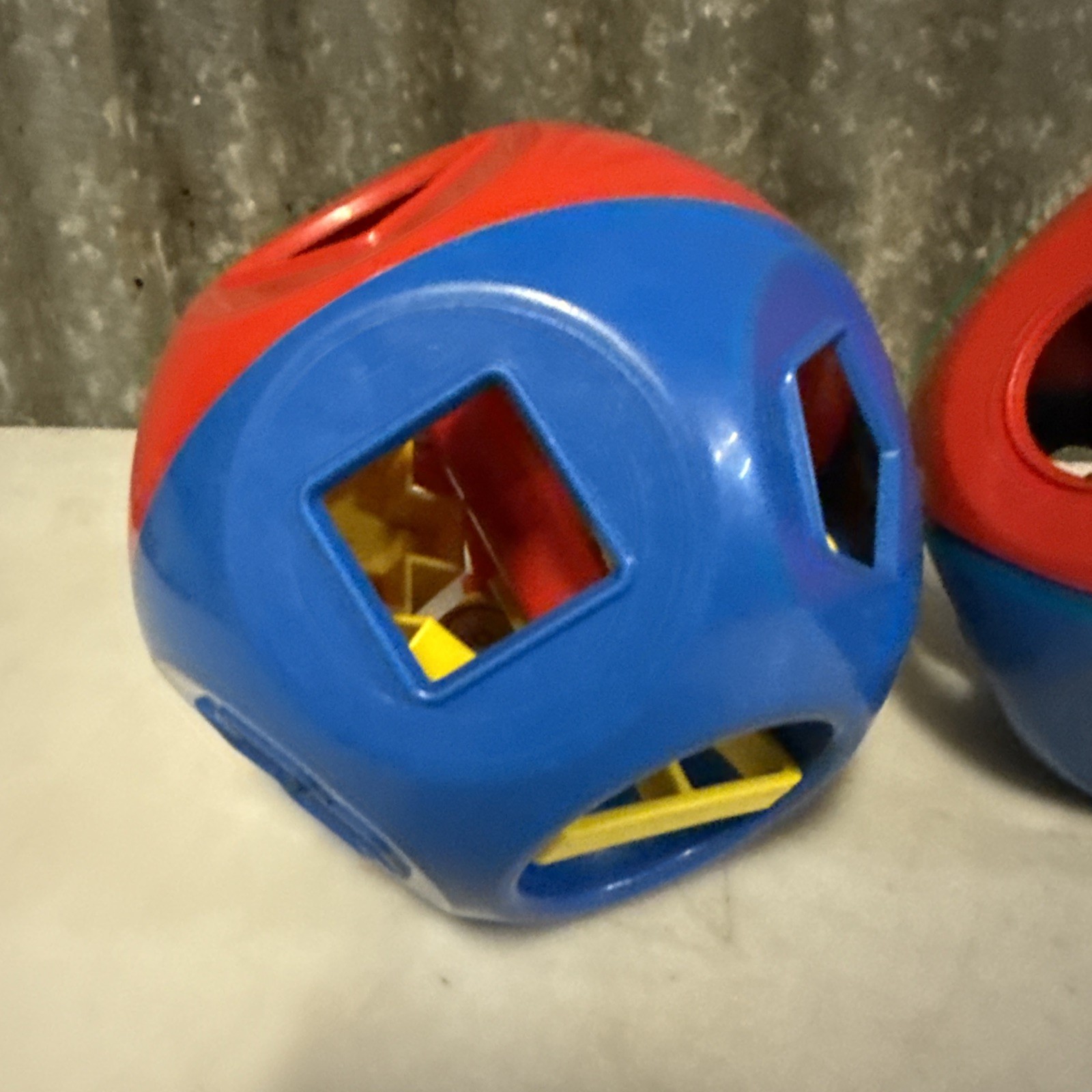 2 x Tupperware Shape O Balls – Educational Shape Sorter Classic Toy Shapes