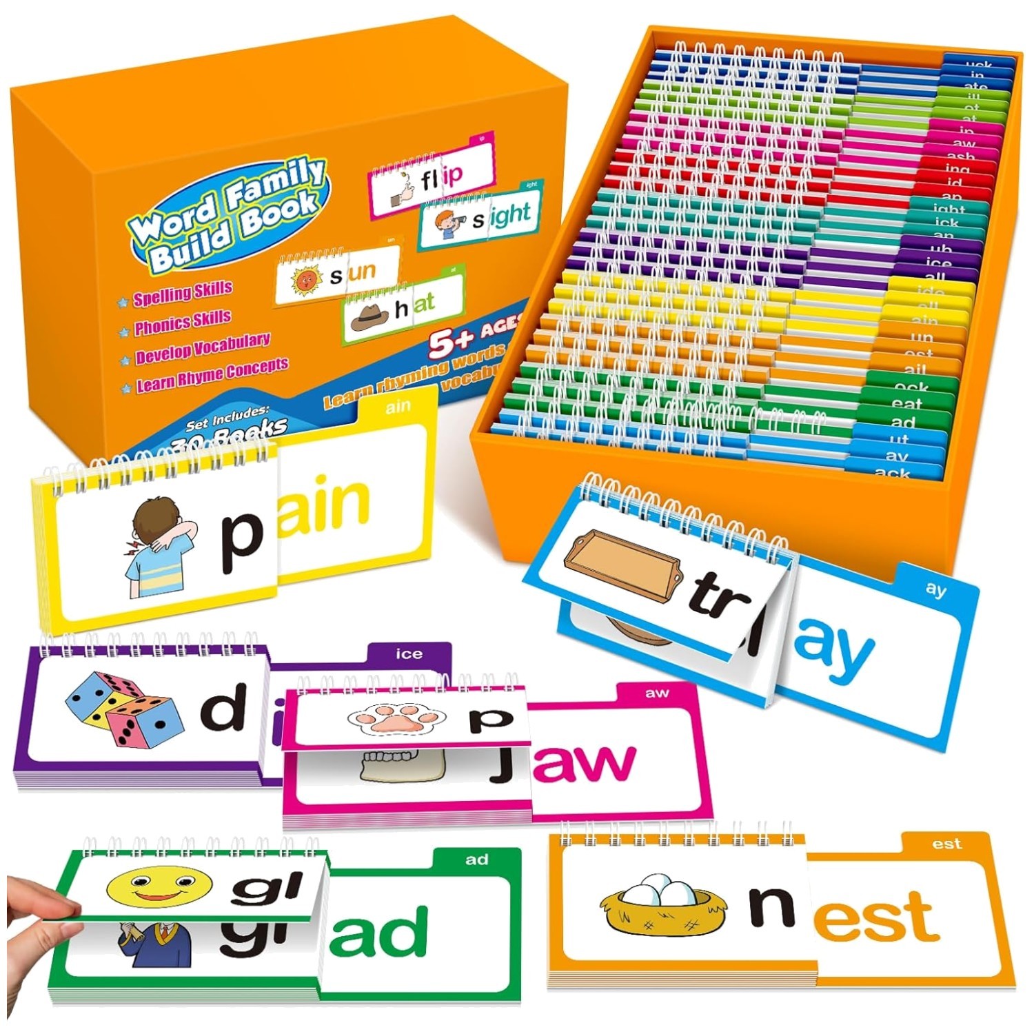 Kindergarten Sight Words Flash Cards Phonics Set