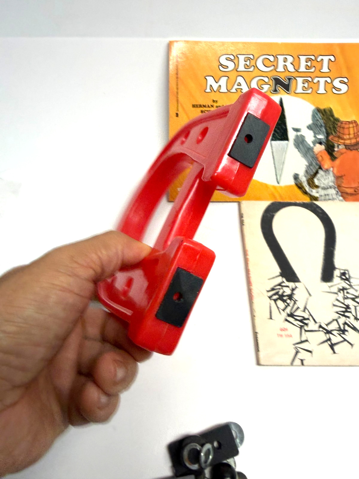 Vintage Secret Magnets by Herman and Nina Schneider With Magnet Book Manual