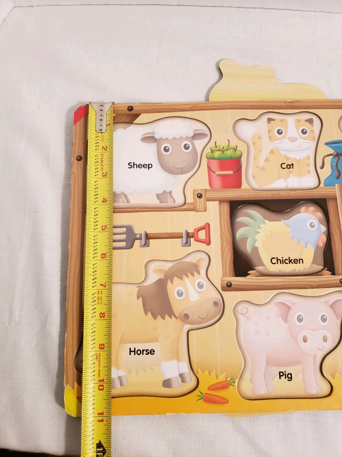 The Learning Journey My First Lift & Learn Puzzle – On the Farm: 7 Pcs