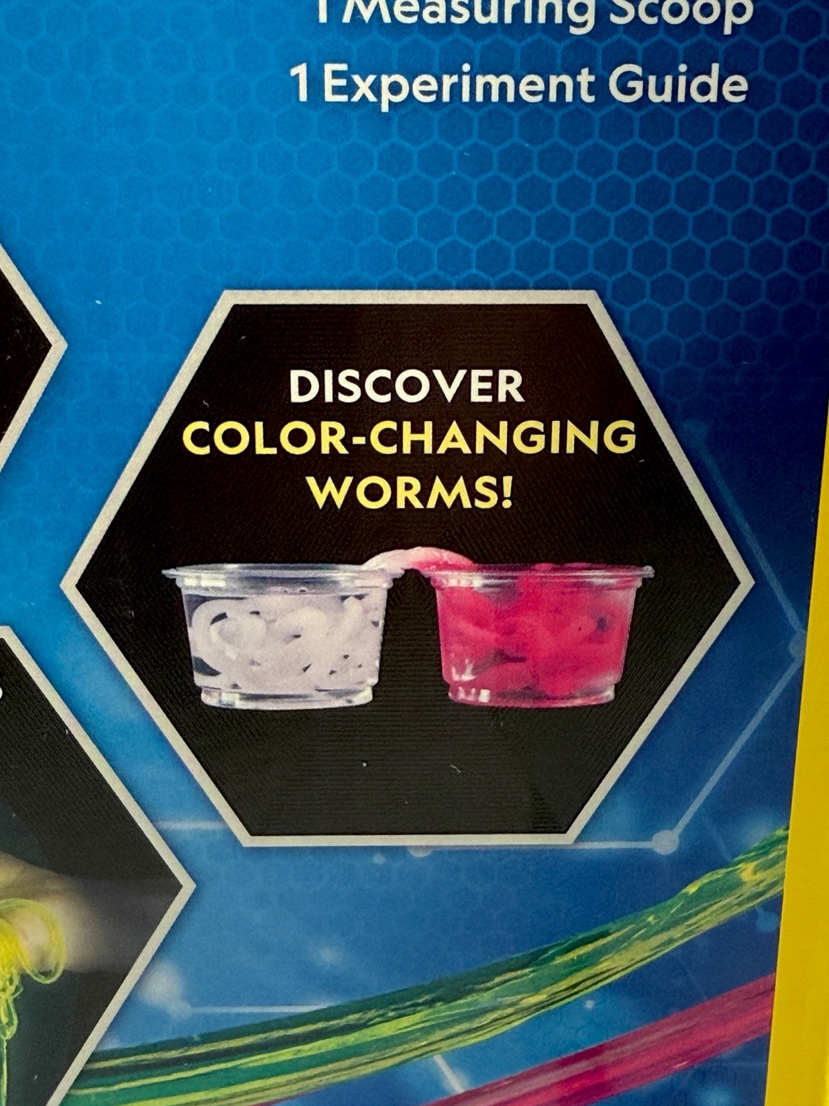 National Geographic STEM GLOW IN DARK Slime Lab~ Amazing Worms Chemistry Kit LOT