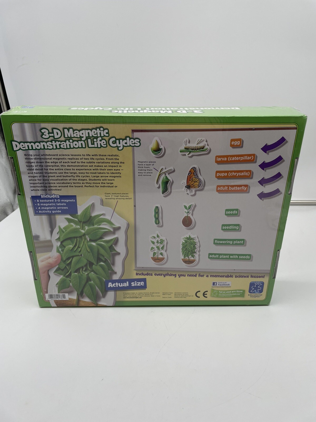 Educational Insights 3-D Magnetic Demonstration Life Cycle Grades K+ Homeschool