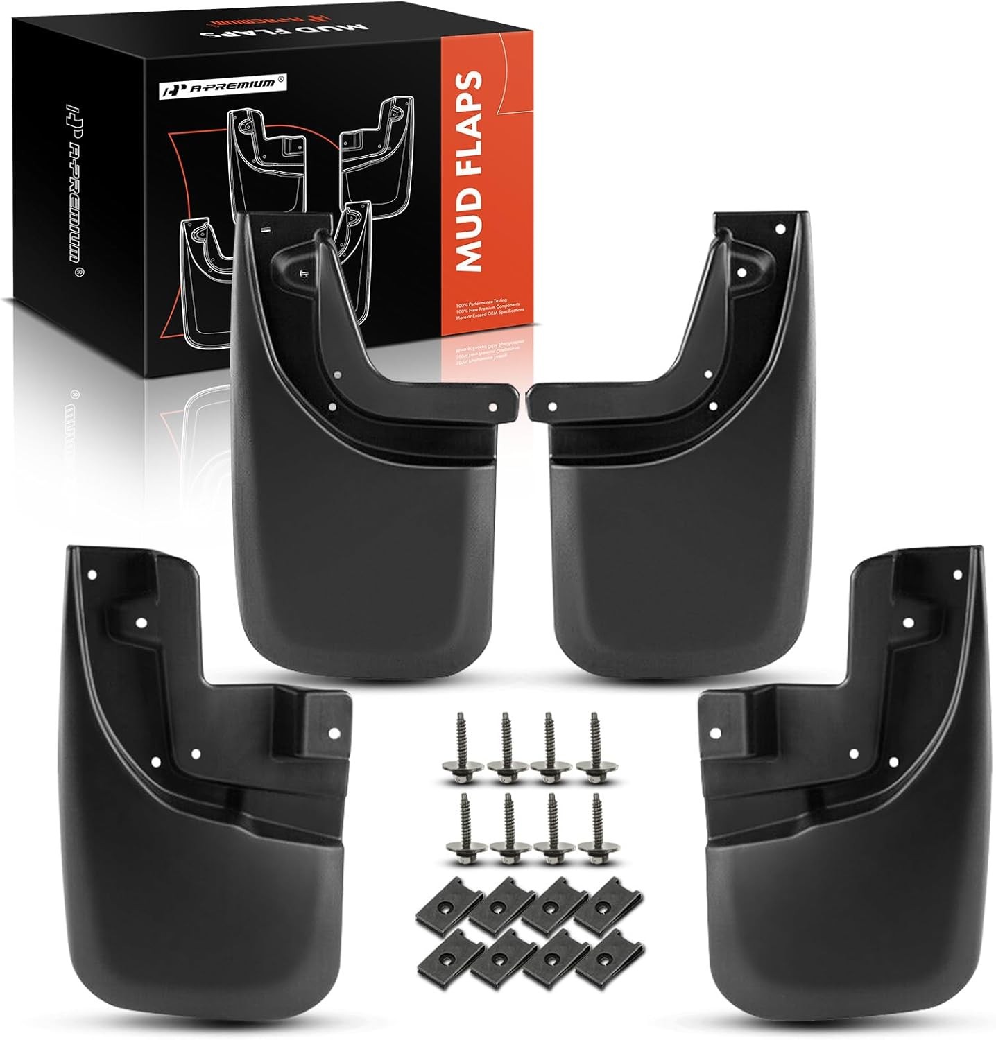 A-Premium 4PCS Mud Flaps Compatible with Toyota Tacoma 2005-2015 Pickup (with Fe