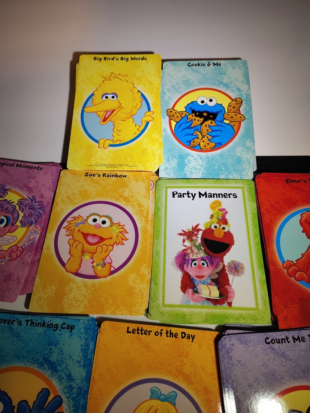 Sesame Street Elmo’s Learning Adventure Flash Cards Educational 2011 Over 300+