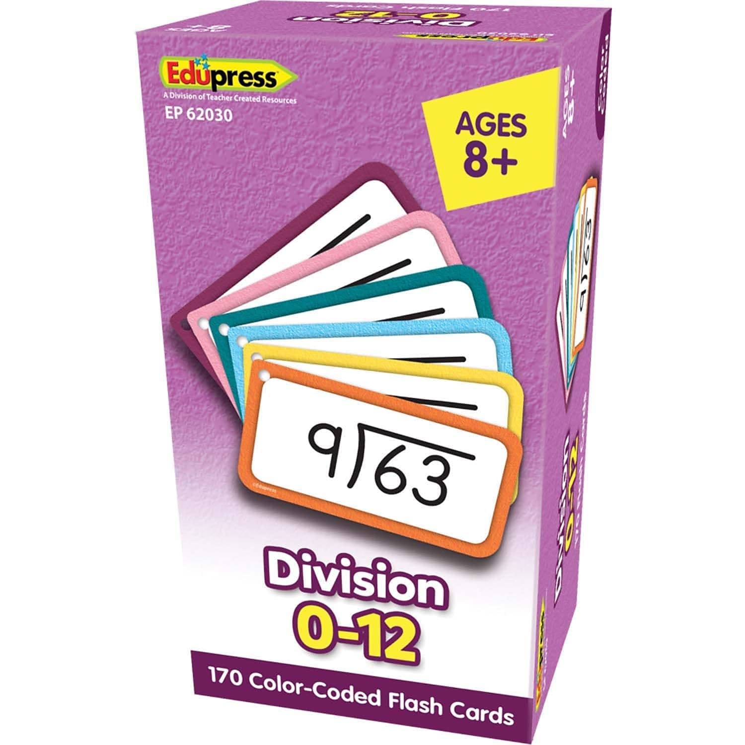 Teacher Created Resources Division Flash Cards – All Facts 0-12 Tcr62030