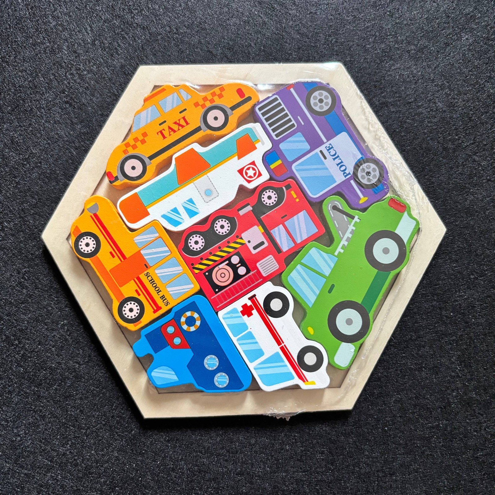 7 In 1 Kids Montessori Educational Wooden Toys Children Busy Board