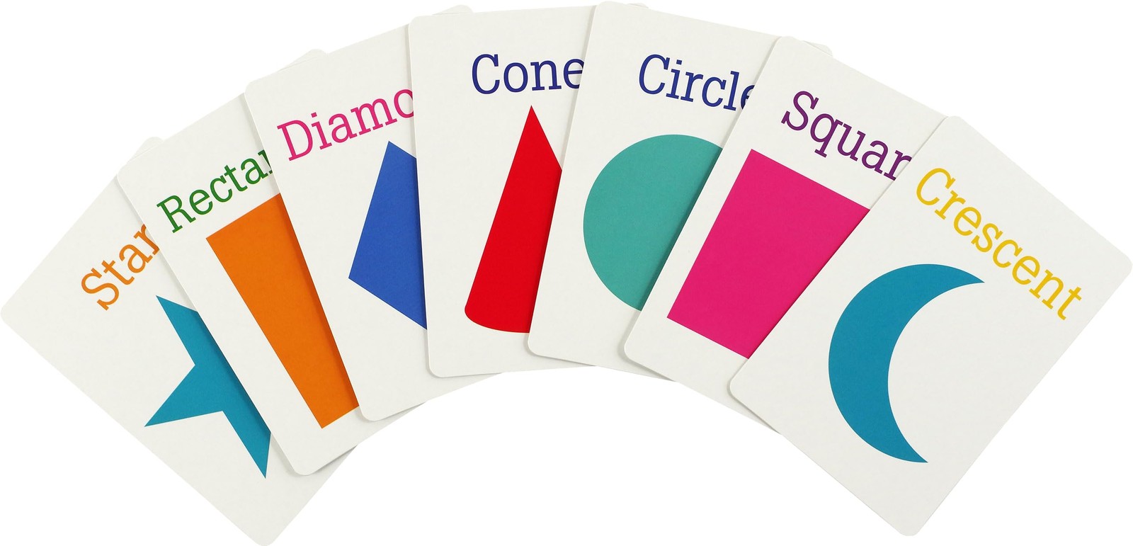 Colors and Shapes Flash Cards Medium