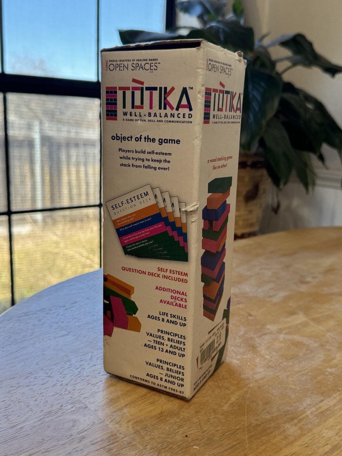 Open Spaces Totika Well Balanced Wood Stacking Game To Promote Personal Growth