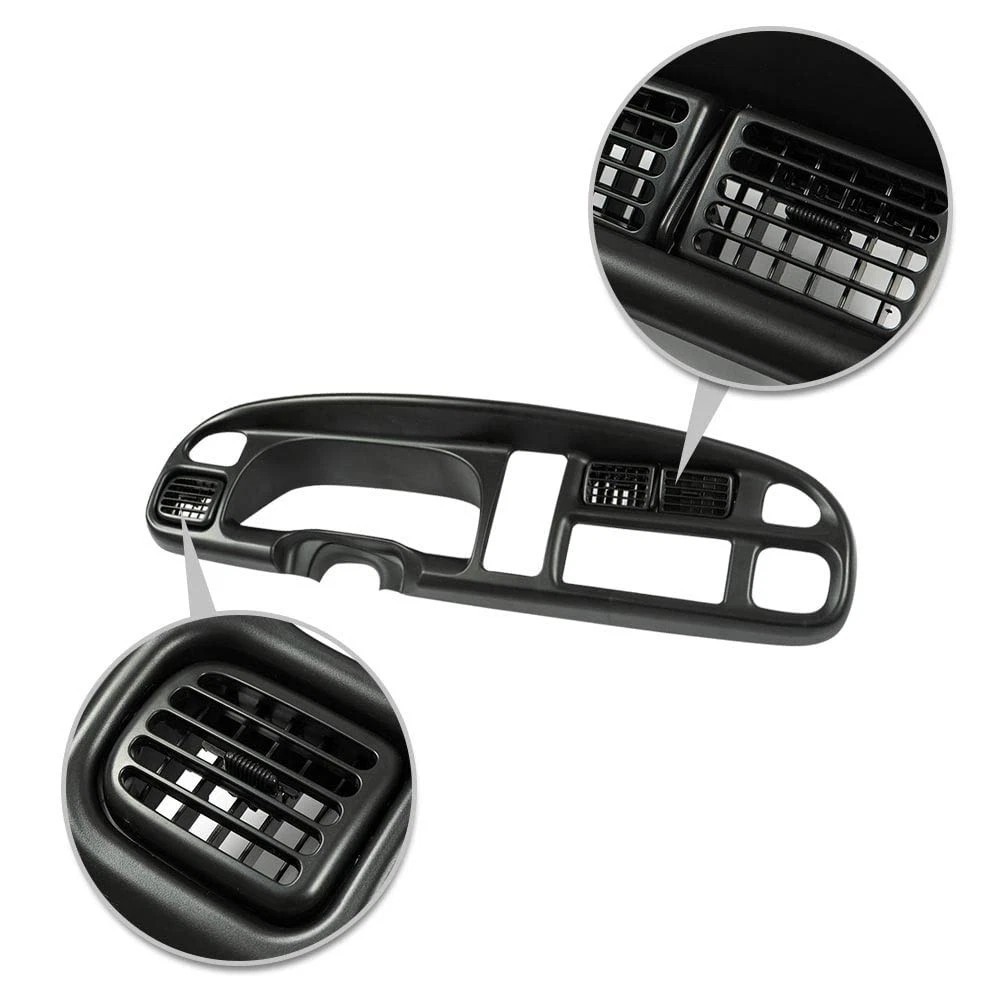 PIT66 Dash Board Bezel Cover Compatible with 1998 1999 2000 2001 2002 Dodge Ram