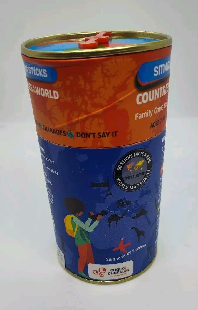 Chalk & Chuckles Smart Sticks Countries Of The World