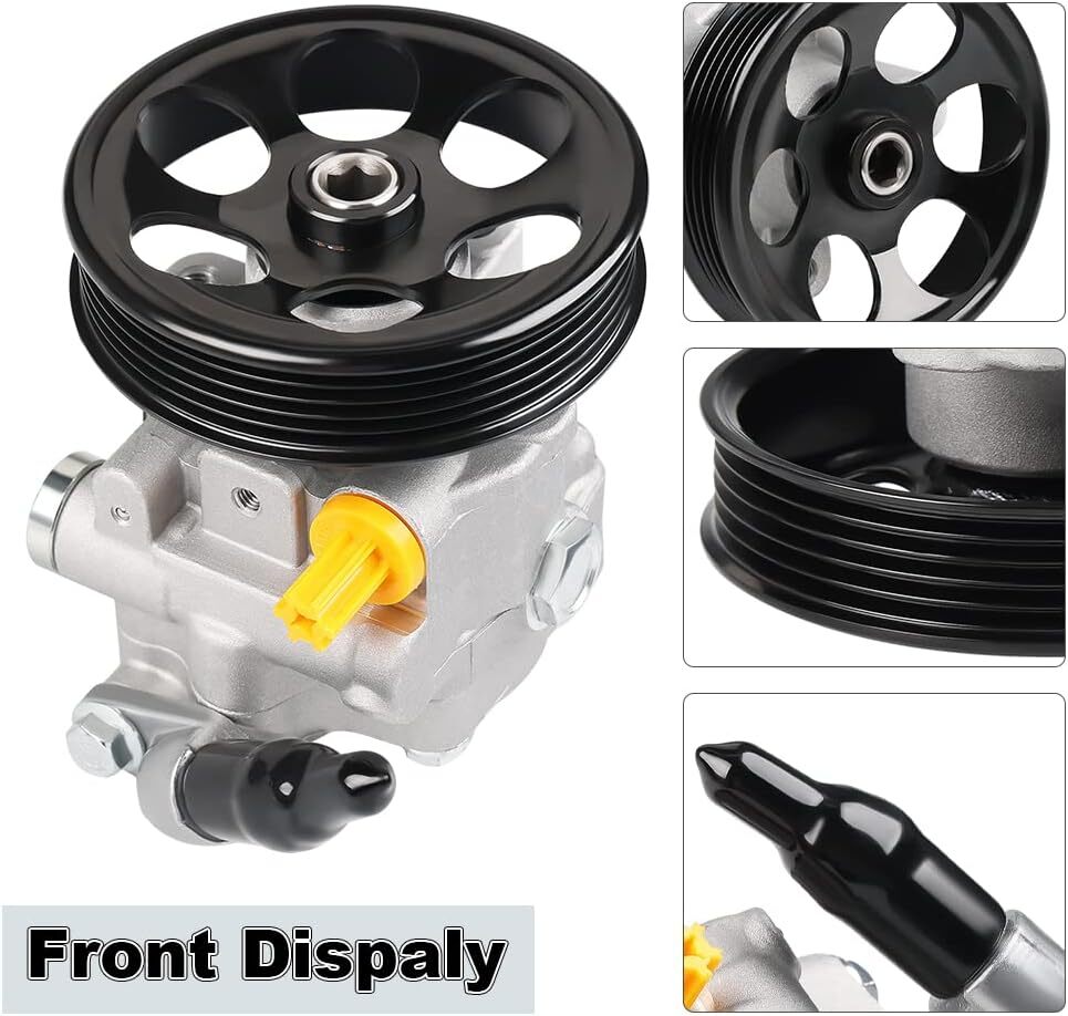 Power Steering Pump with Pulley Compatible with Subaru Impreza H4 2.0L 2.5L –
