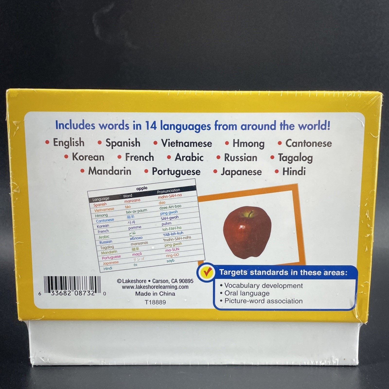 Lakeshore Foods Photo Card Library Ages 3+ 14 Languages 5 Categories Educational